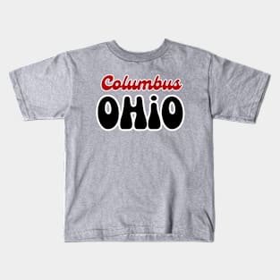 Retro Columbus Ohio Kids T-Shirt